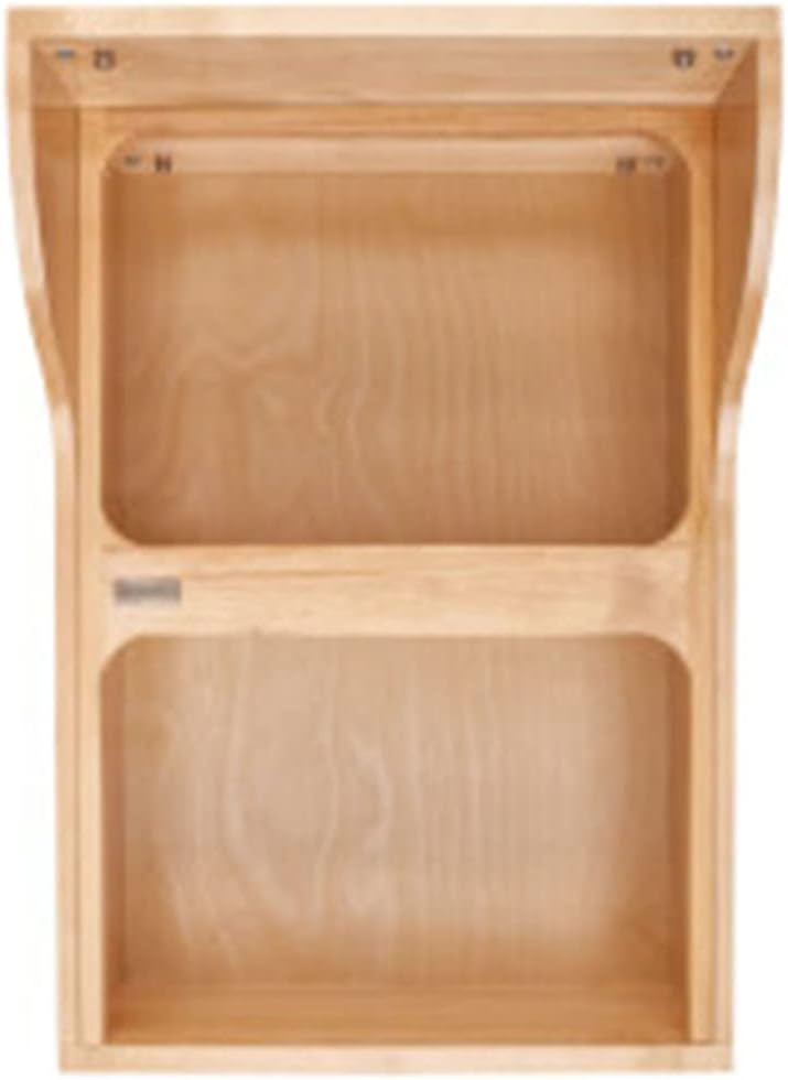 Rev-A-Shelf 4WCSC-1835DM-2 Double 35-Quart Maple Bottom Mount Kitchen Pullout Waste Container H198827