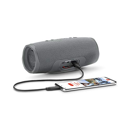 JBL Charge 4 Portable Waterproof Bluetooth Speaker - Black (Renewed) A33506