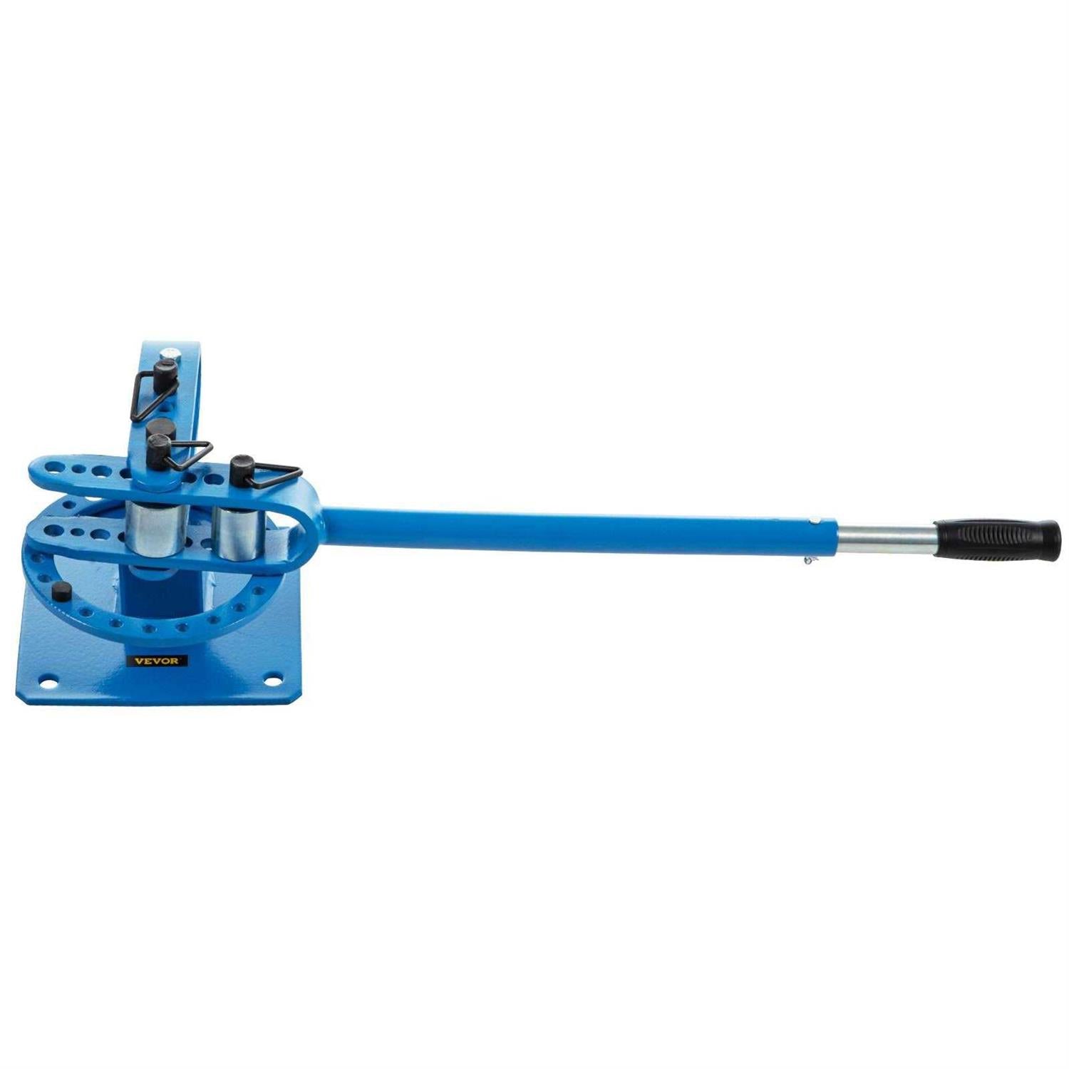 VEVOR Compact Metal Bender 1-3 Inch Bench Flat Bar Rod Bending Brake with 7 Dies P44134