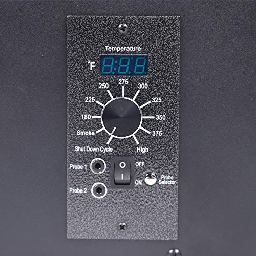 Pellet Smoker Hopper Assembly Kit with Digital Temperature Controller, Mechanical Knob B36100
