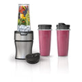 Ninja BN401 Nutri Pro Compact Personal Blender, 1100-Peak-Watts, with 2 To-Go Cups, Cloud Silver I18264