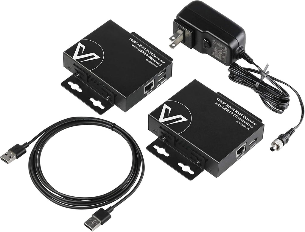 AV Access KVM Extender, 1080P HDMI USB over Cat6, 80m P144620
