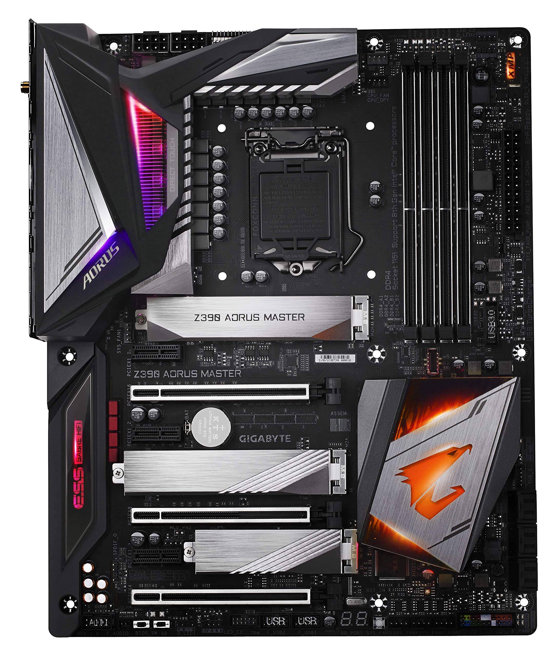 Gigabyte Z390 AORUS MASTER Intel Z390 ATX Motherboard LGA1151 Z107