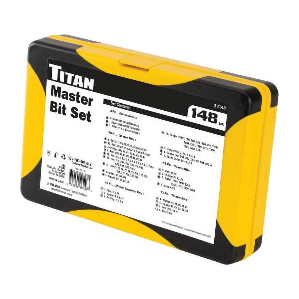 Titan 16148 148 Pc. Master Bit Set D31855