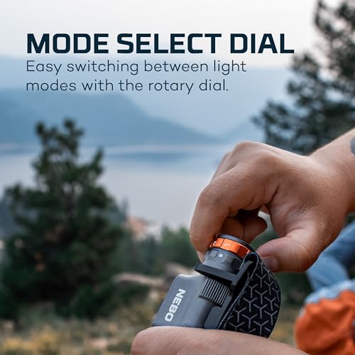 NEBO Transcend 1500 Rechargeable Headlamp, 1500 Lumens, Detachable Magnetic Work Lamp M963688