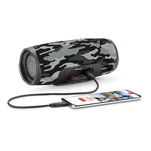 JBL Charge 4 Portable Waterproof Bluetooth Speaker - Black (Renewed) A33506