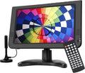 10.6 inch, Portable TV with Rechargeable Battery TV, Built-in ATSC Digital Tuner, USB/TF Card Slot and AV/HDMI Port