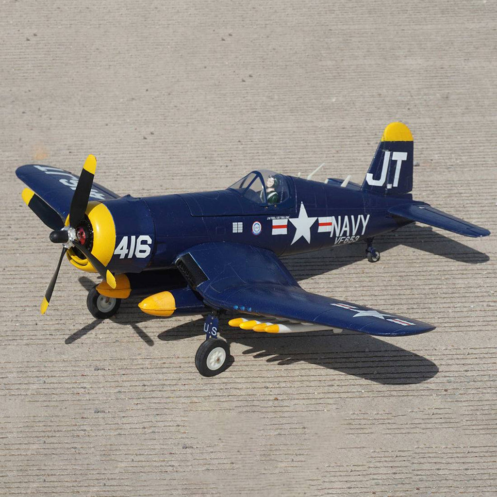 RC Airplane PNP Navy Blue 1200mm Wingspan Fighter Model J92063