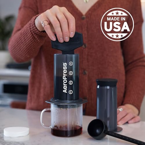 AeroPress Original XL Coffee Press – 3-in-1 Portable Coffee Maker for Camping & Travel C20139