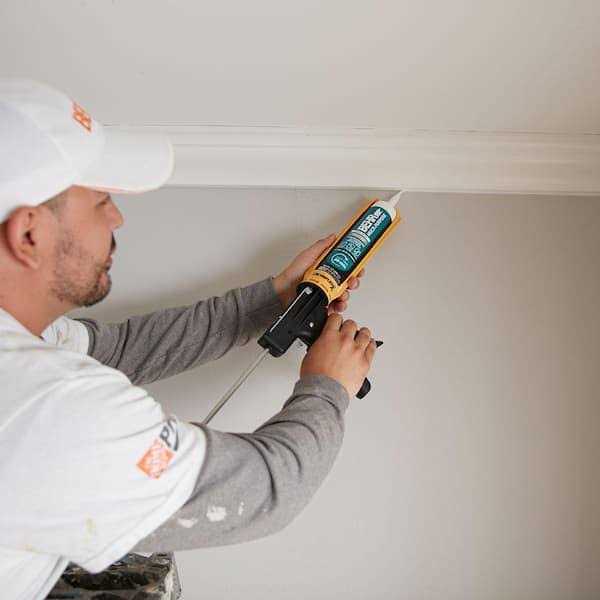 BEHR Multi-Purpose White Siliconized Acrylic Latex Caulk 10.1 oz I43096