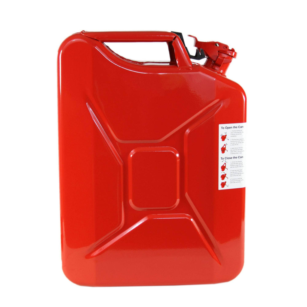 Wavian Authentic Carb Fuel Jerry Can with Spout, Red, 5.3 Gallon D10545