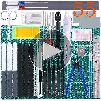 Gundam Model Tools Kit 15Pcs with Plastic Box Hobby Building Tools L865786