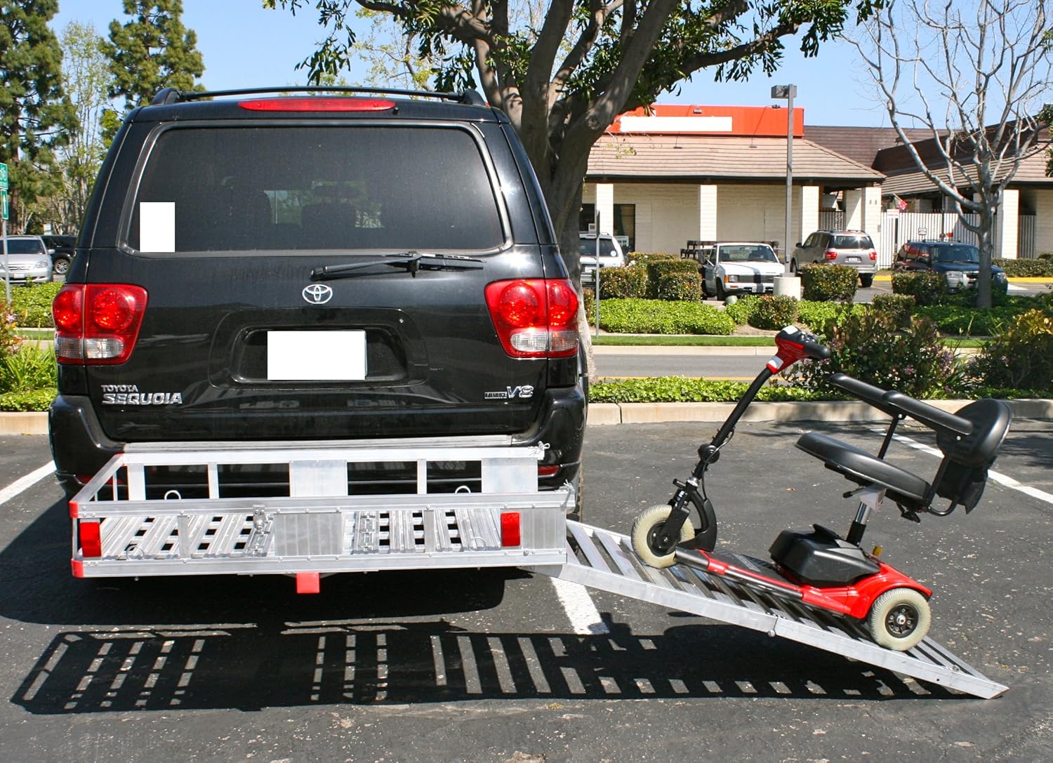 MAXXHAUL 70275 Aluminum Cargo Carrier with 60 Folding Ramp Q47195