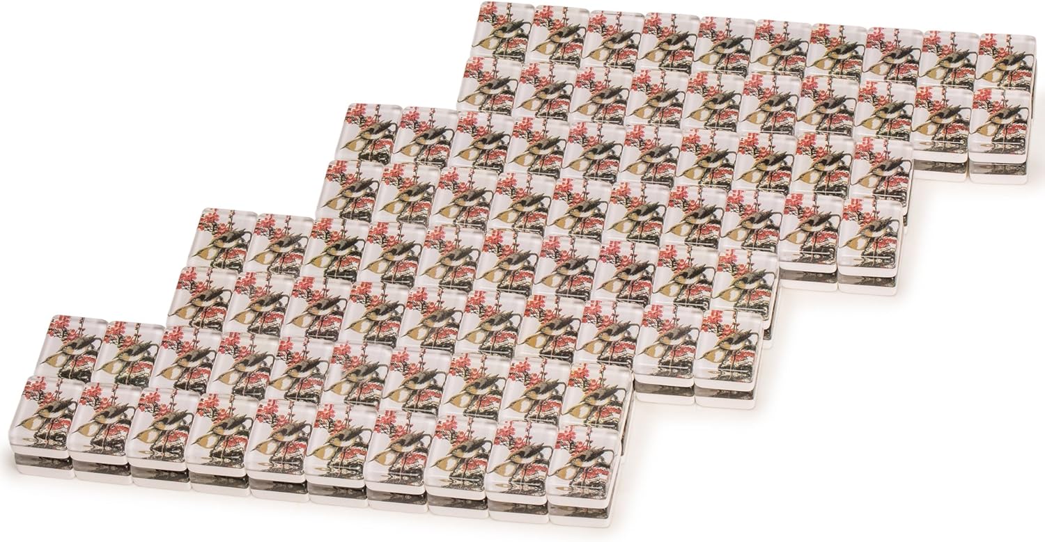 Yellow Mountain Imports 166 American Mahjong Tiles, Little Bird H957