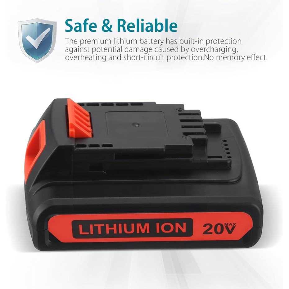 2 Packs 20V Replacement Battery and Charger for Black and Decker 20V Max 3.0Ah R5683