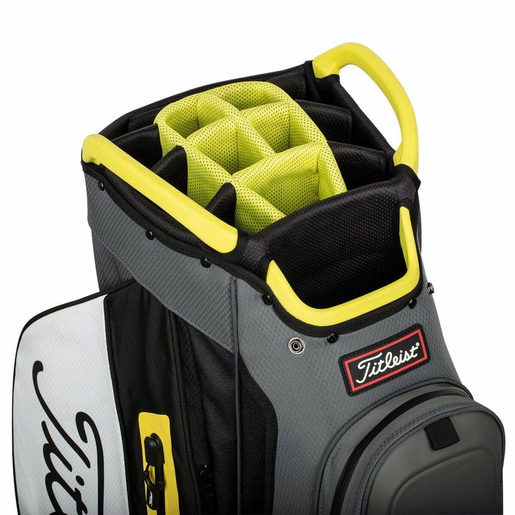 Titleist Cart 15 StaDry Cart Bag, Charcoal/White/Black R18382