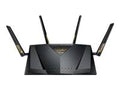 ASUS RT-AX88U Wireless Router - 8-port - 2.4 GHz / 5 GHz - Gigabit Ethernet - 802.11b/a/g/n/ac/ax