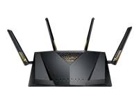 ASUS RT-AX88U Wireless Router - 8-port - 2.4 GHz / 5 GHz - Gigabit Ethernet - 802.11b/a/g/n/ac/ax