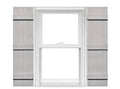 Mid America 4 Board and Batten Joined Vinyl Shutters (1 Pair) - 14 x 80 030 Paintable