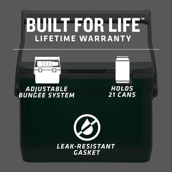 Stanley Adventure Easy Carry 16 Quart Cooler, Green G60662