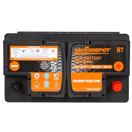 BCI Group 24F Car Battery, 12V 70Ah AGM, 710CCA F3279