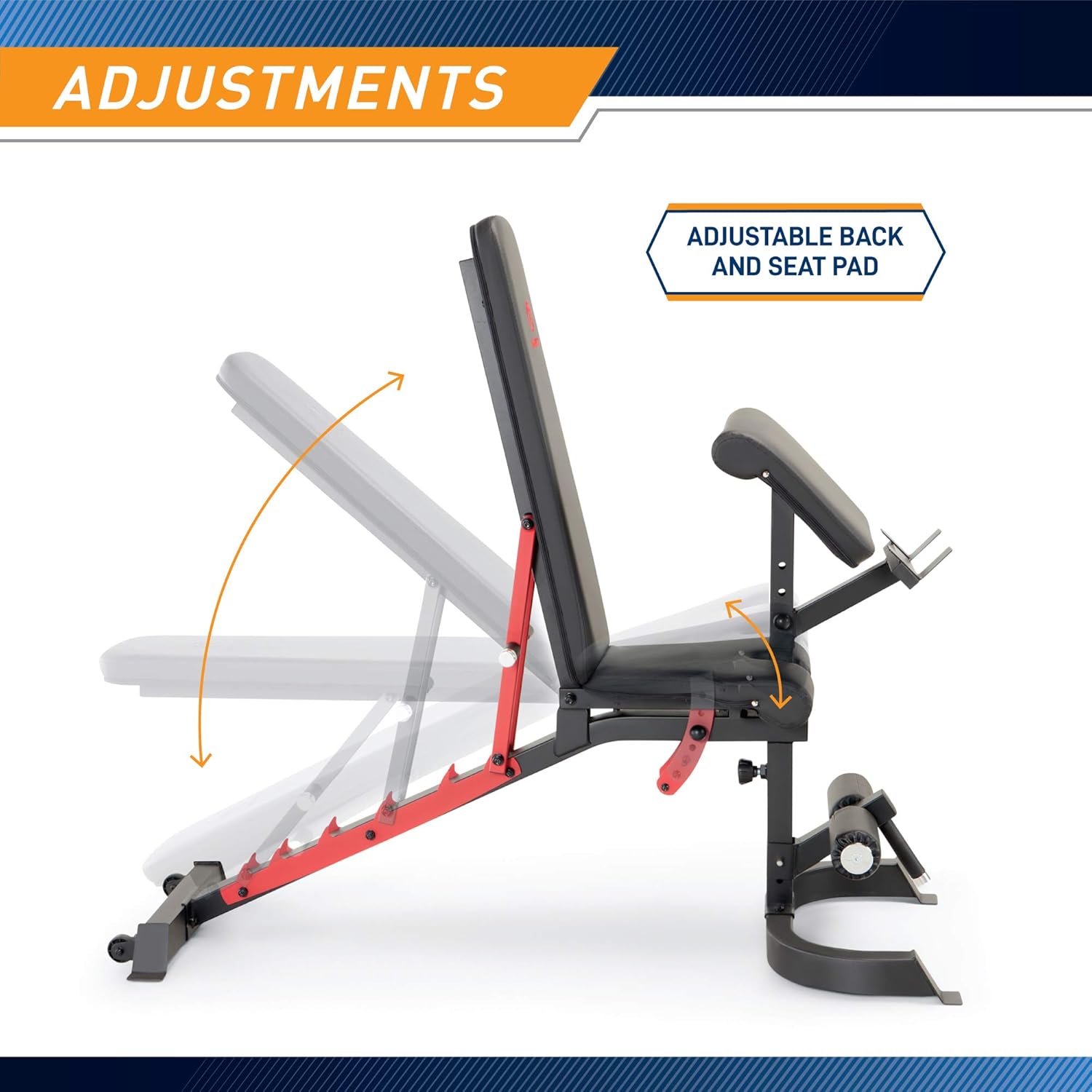 Marcy Smith Machine Cage System Home Gym Multifunction Rack SM-4033, Red U1893