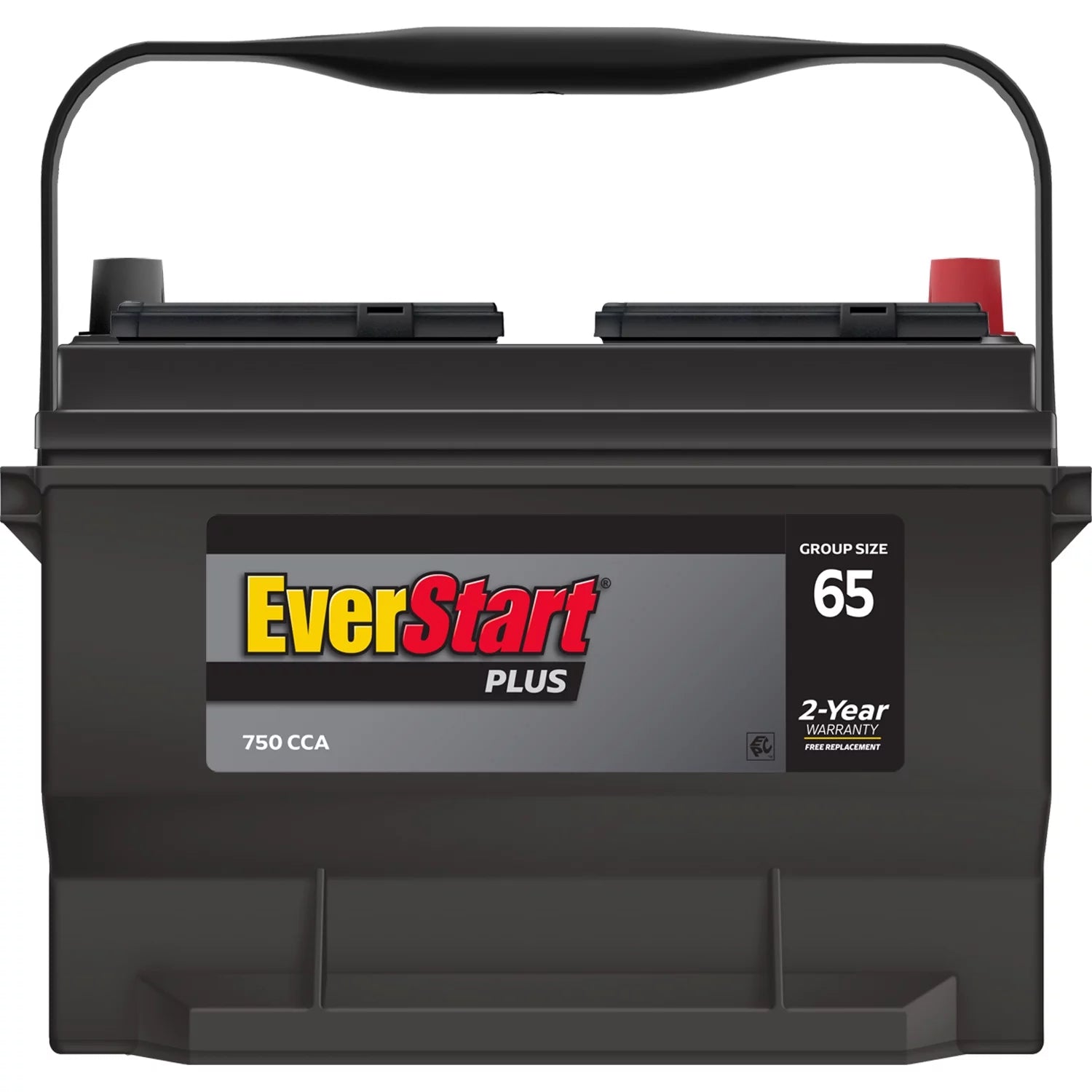 EverStart Plus Lead Acid Automotive Battery Group Size 65 12V 750 CCA X3922