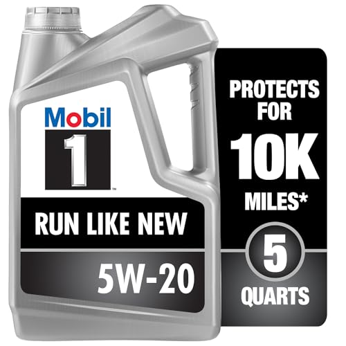 Mobil 1 Advanced Fuel Economy Full Synthetic Motor Oil 0W-20, 5 Quart A306