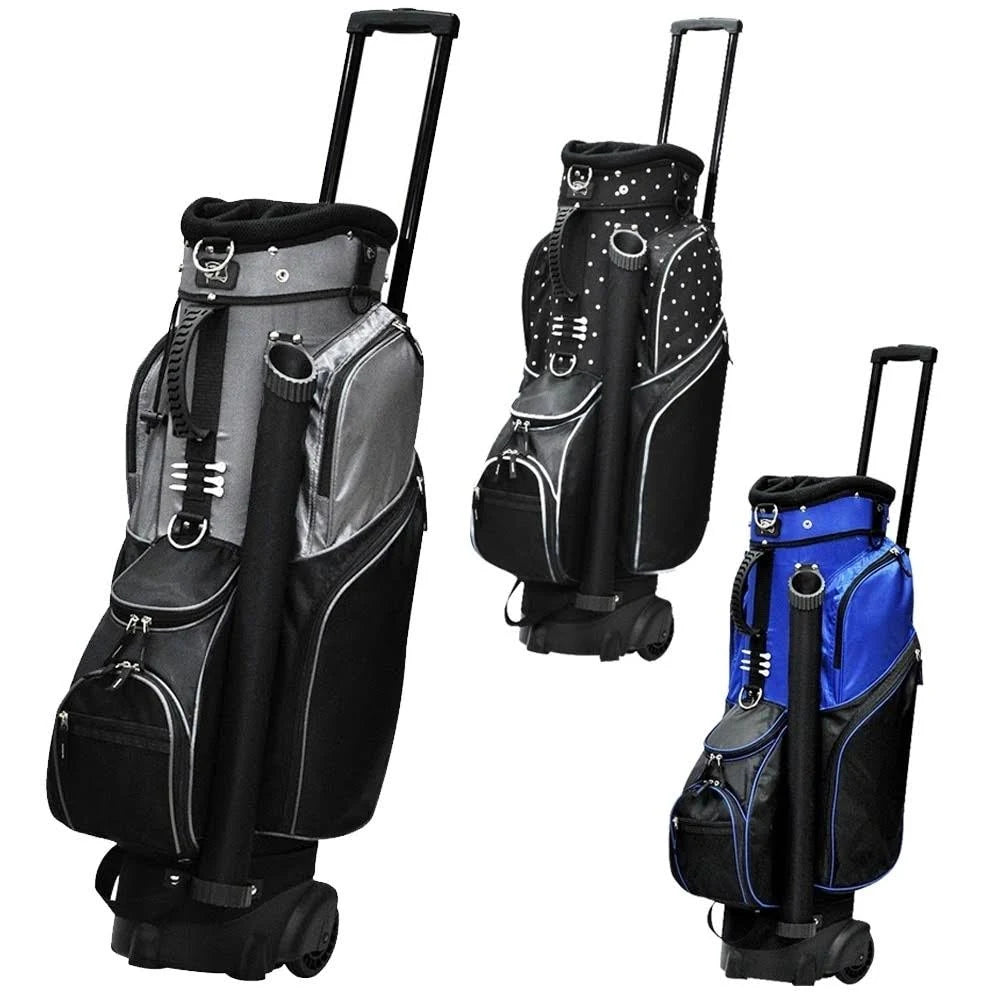 RJ Sports Spinner Transport Cart Bag 9.5x22 Black Q6552