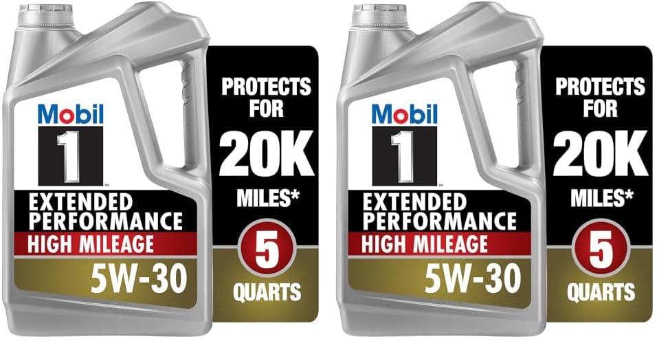 Mobil 1 Advanced Fuel Economy Full Synthetic Motor Oil 0W-20, 5 Quart A306