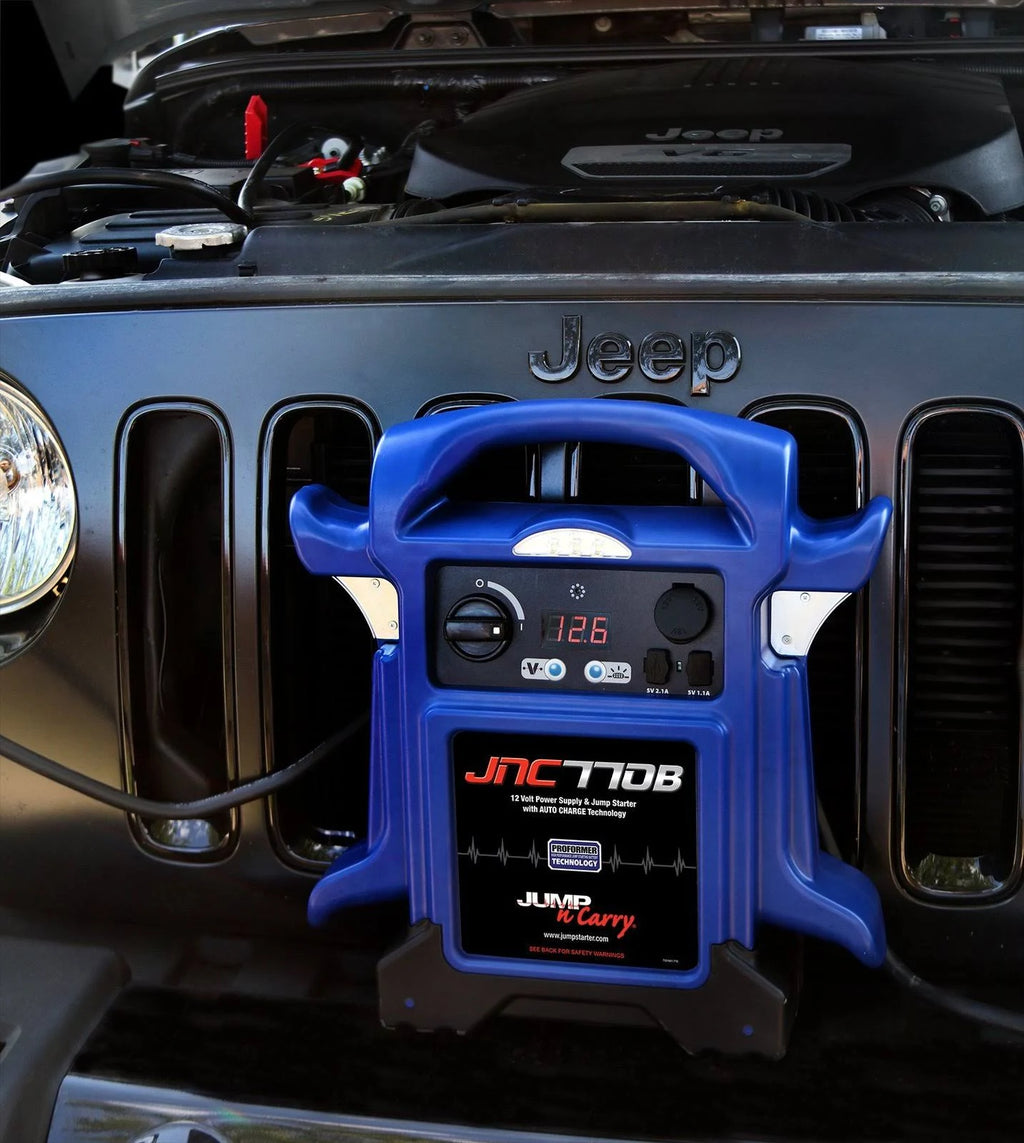 Jump-N-Carry Jnc770b 1700 Peak Amp 12-Volt Jump Starter - Blue N809