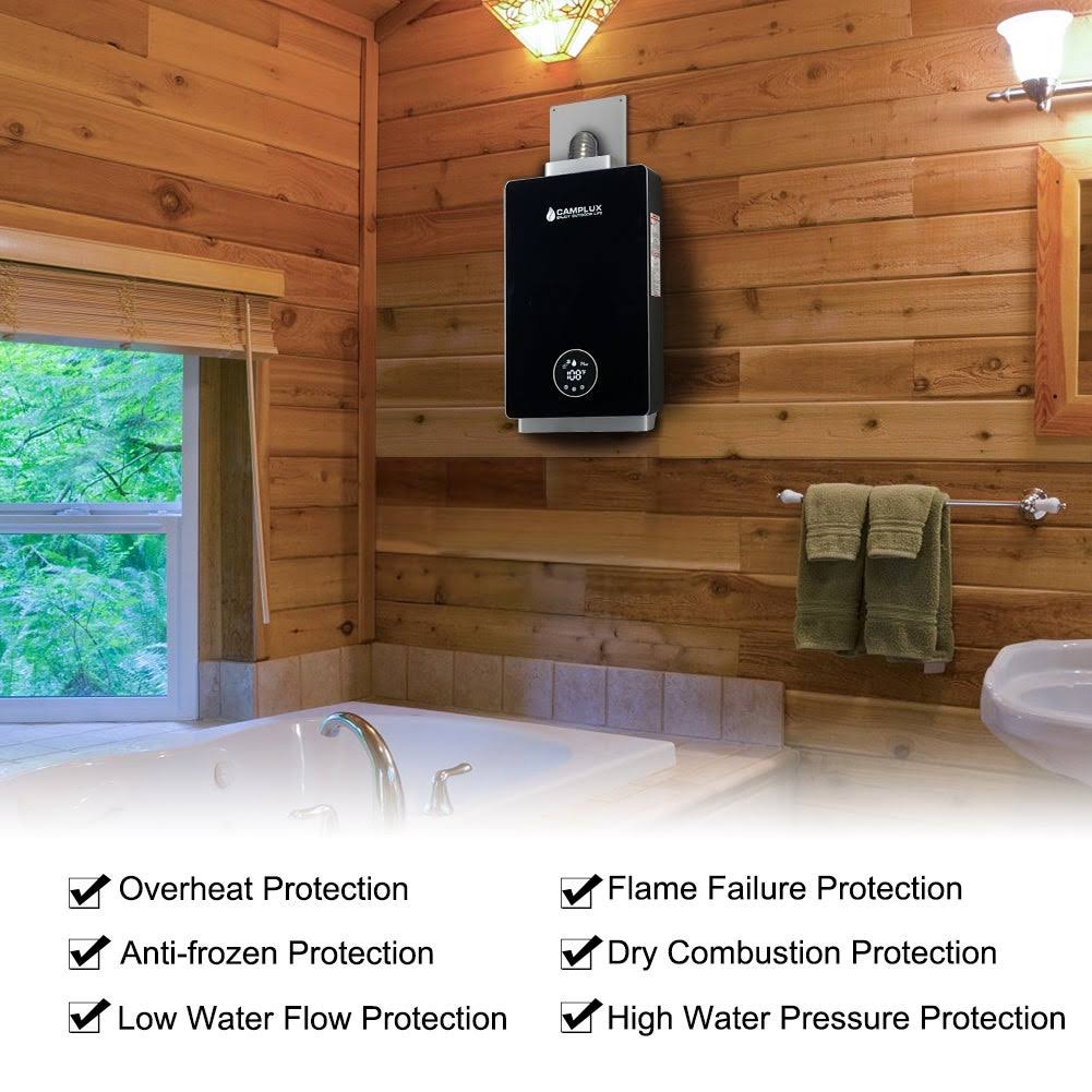 Camplux 12L Indoor Tankless Natural Gas Water Heater Q762