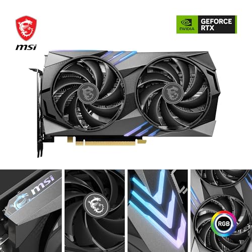 MSI GeForce RTX 4060 Ti Ventus 2X Black 8G OC Graphics Card O435