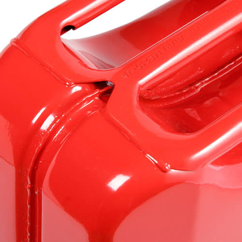 Wavian Authentic Carb Fuel Jerry Can with Spout, Red, 5.3 Gallon D10545