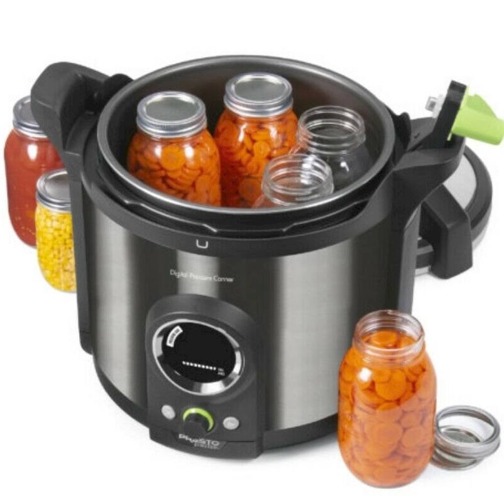 Precise Digital Pressure Canner 12 qt - Black I6068