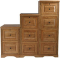 Eagle Oak Ridge 3 Drawer File Cabinet, Unfinished