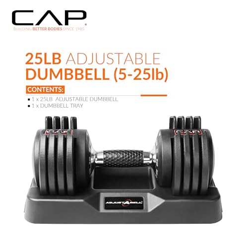 CAP Barbell ADJUSTABELL Adjustable Round Dumbbell Weights O461
