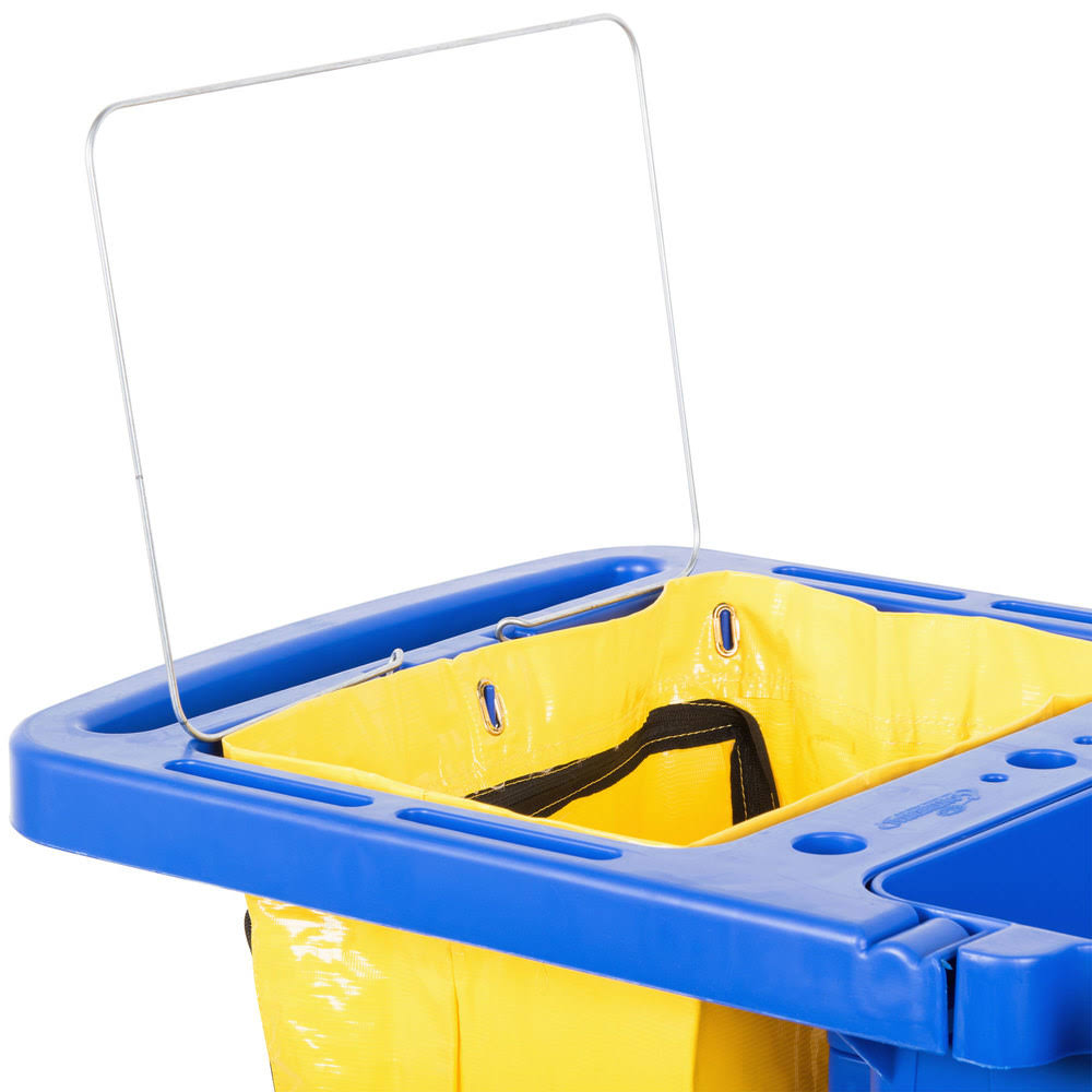 Continental 184BL Janitor Cart with Vinyl Bag L292156