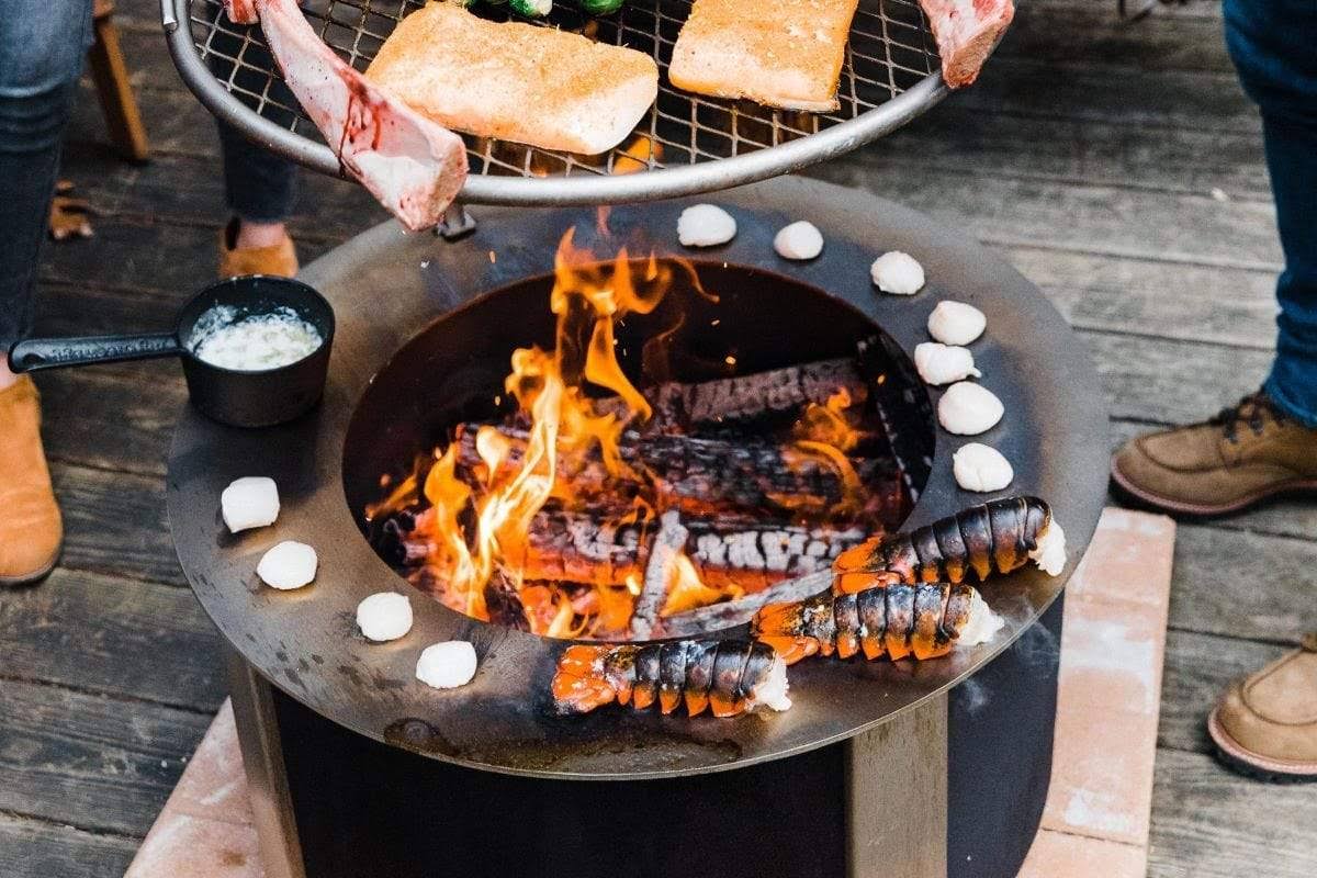 Breeo x Series 24 Smokeless Fire Pit Stainless Steel V664