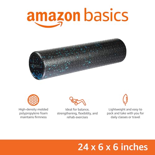 Amazon Basics High Density Foam Roller for Exercise and Recovery Z764937