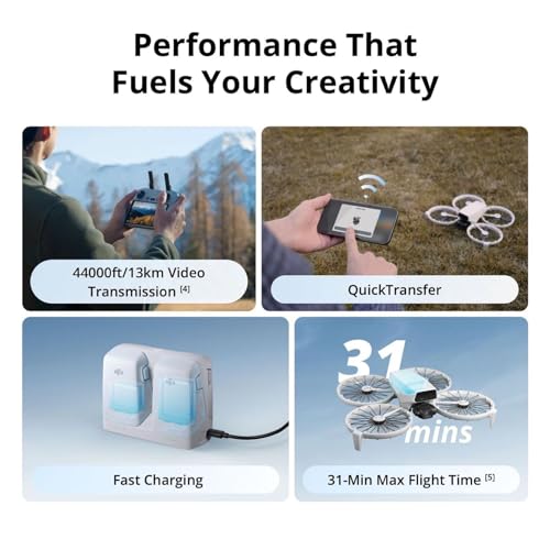 DJI Flip Fly More Combo with RC 2, 4K UHD Camera Drone, Gray T95623