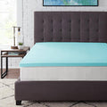 StyleWell Gel Plush No Pocket Gel Memory Foam California King Mattress Topper, Blue