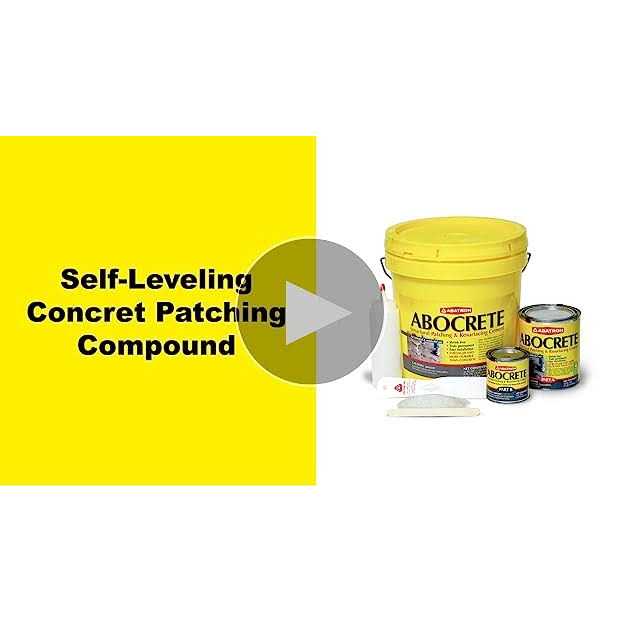 Abocrete Light Gray Self-Leveling Epoxy Concrete Patching Compound ACK5R T6280