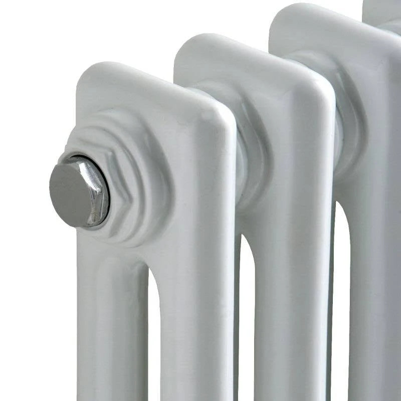Traditional Column Radiator, Cast Iron Style, White Finish A810211