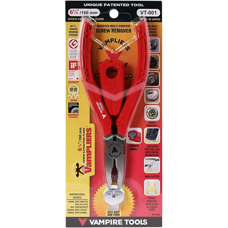 Vampliers Vt-001 6.25 inch Screw Extractor Pliers by Vampire Tools Inc. S186947
