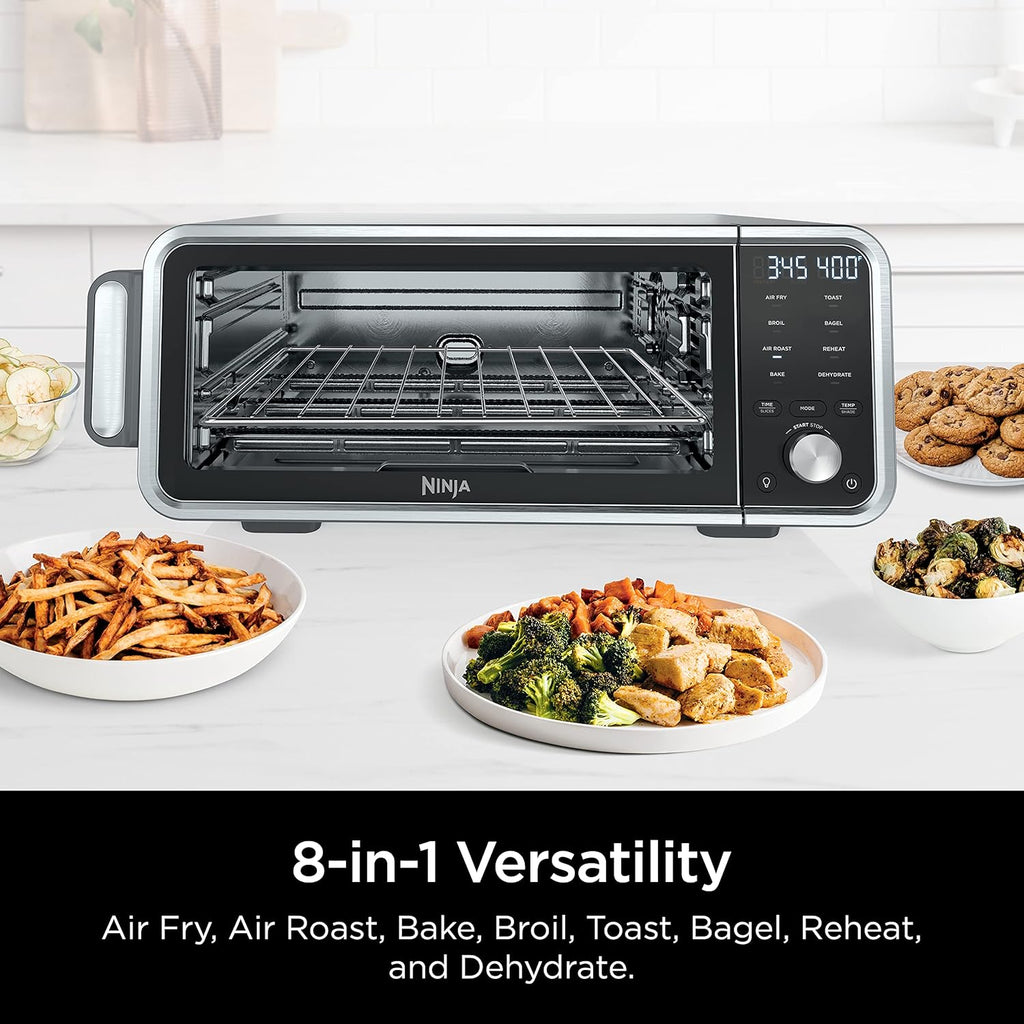 Ninja SP201 Digital Air Fry Pro Countertop 8-in-1 Oven, XL Capacity, Silver Q3546
