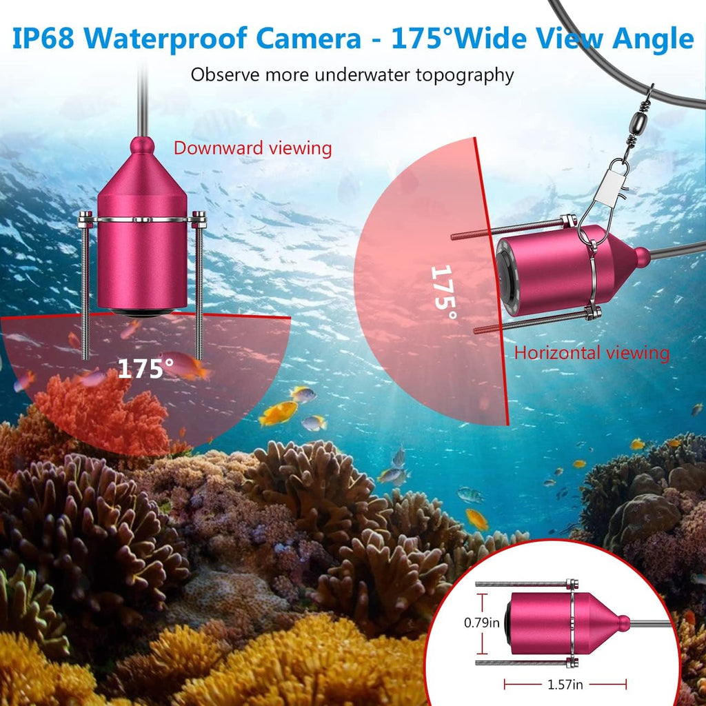 Portable Underwater Fishing Camera with 4.3" HD Monitor and 30m Cable H64422