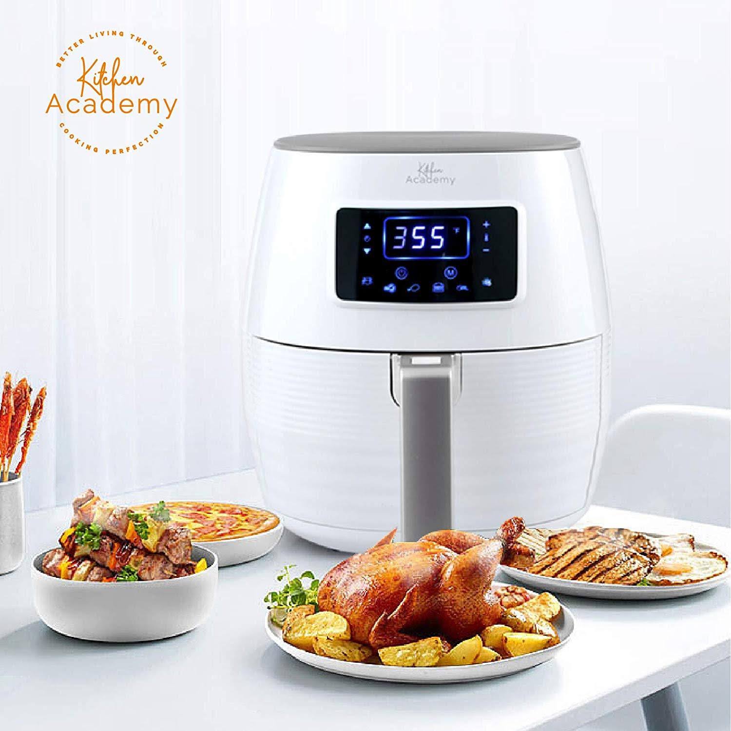 Kitchen Academy Air Fryer 5.8 qt XL Oilless Cooker C8607
