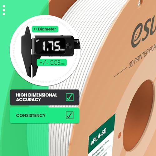 eSUN PLA Basic Filament 1.75mm 1KG Black 2Pack Y749548