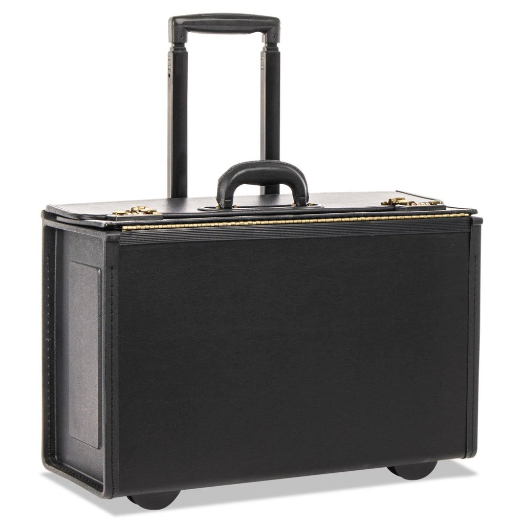 Stebco Tufide Rolling Catalog Case, 22 1/4 x 9 x 13 1/2, Black